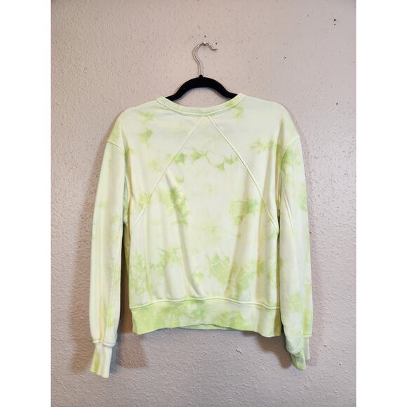 Member's Mark Women's Tie Dye Cropped Crew Neck Pullover Sweatshirt Size S - Picture 2 of 5